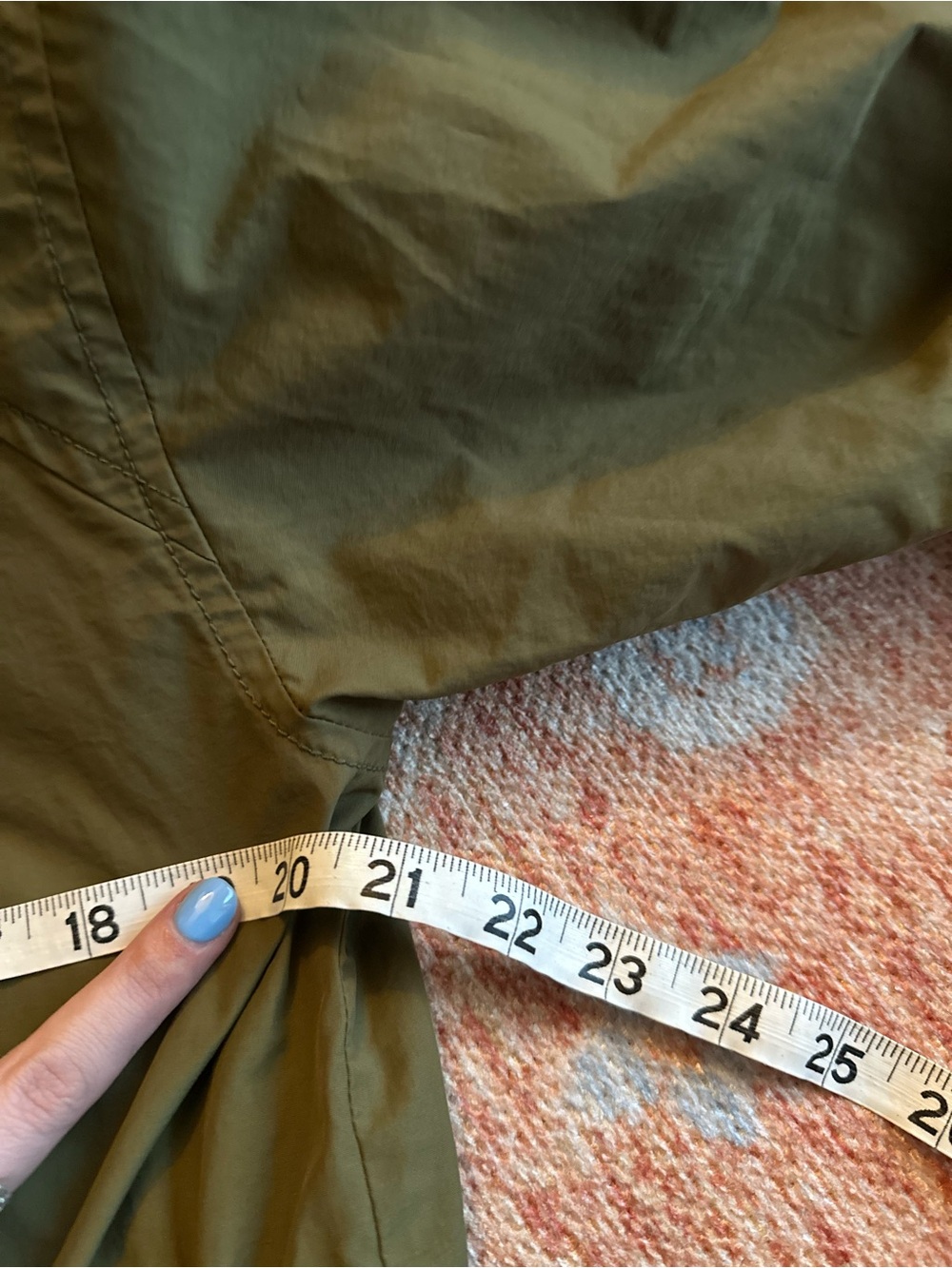 Eileen Fisher organic cotton nylon outerwear army green olive jacket size small - Picture 8 of 8